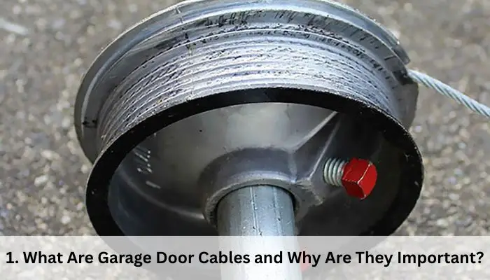 garage door cable repair