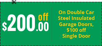 Brooklyn garage door repair coupon on new doors